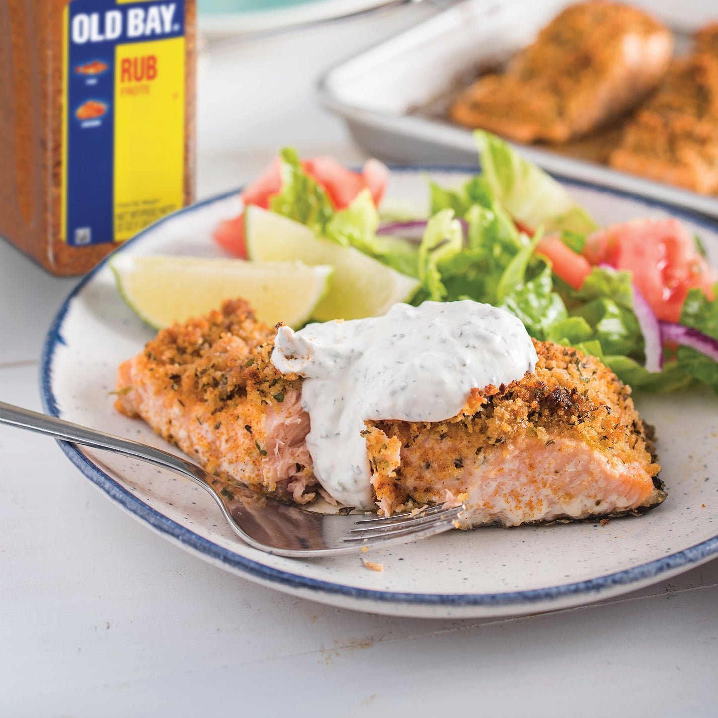 OLD BAY Rub, 22 oz - One 22 Ounce Container of OLD BAY Seasoning Rub, Perfect for Sealing in Juices on Meat and Seafood for a Savory Flavor
