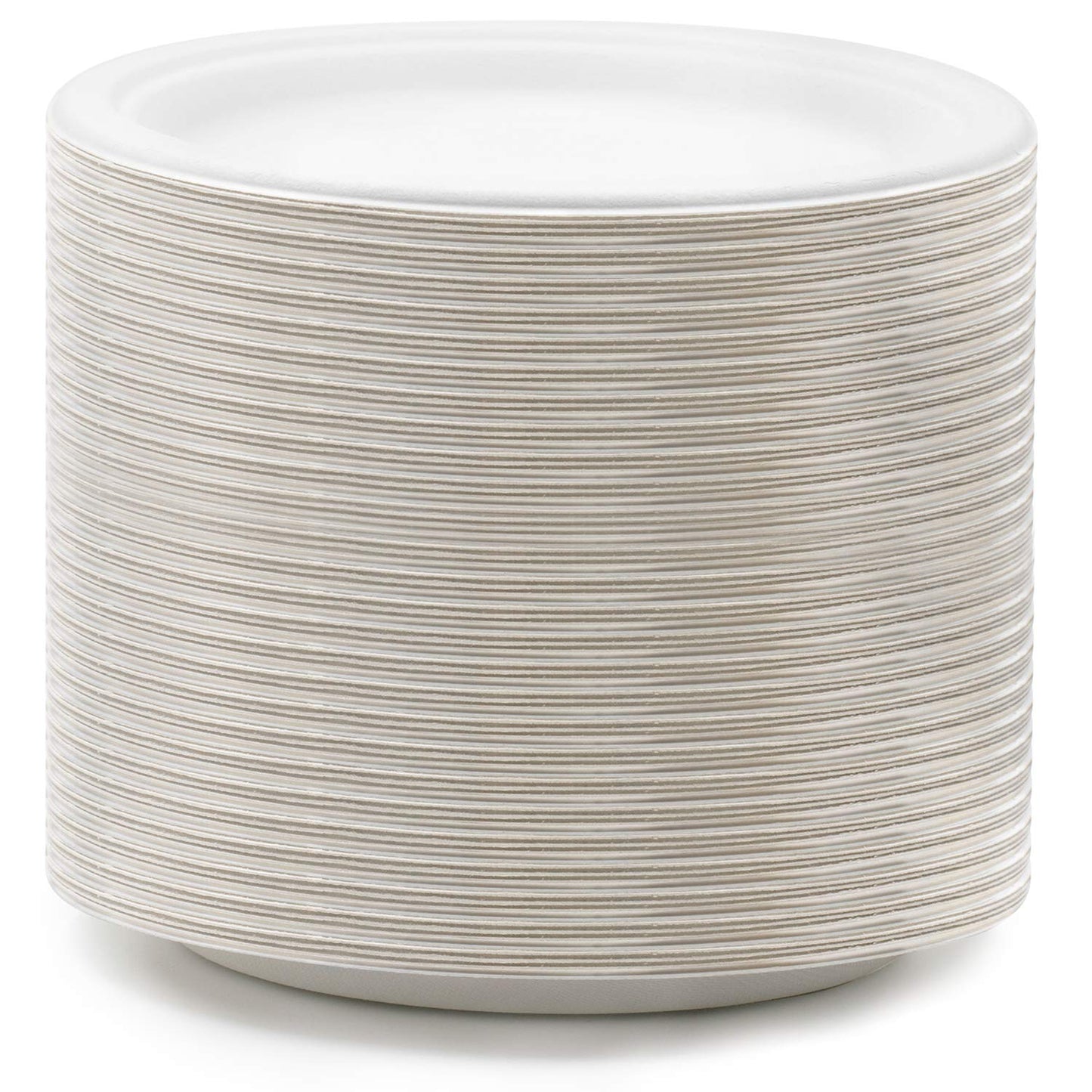 Green Earth - Natural Bagasse (Sugarcane Fiber) Tree Free 9" Paper Plate / Biodegradable / Compostable (500 Counts Disposable Plates?