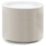 Green Earth - Natural Bagasse (Sugarcane Fiber) Tree Free 9" Paper Plate / Biodegradable / Compostable (500 Counts Disposable Plates?