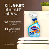 Clorox Plus Tilex Mold and Mildew Remover with Bleach, Spray Bottle, 32 Fl Oz (Package May Vary)