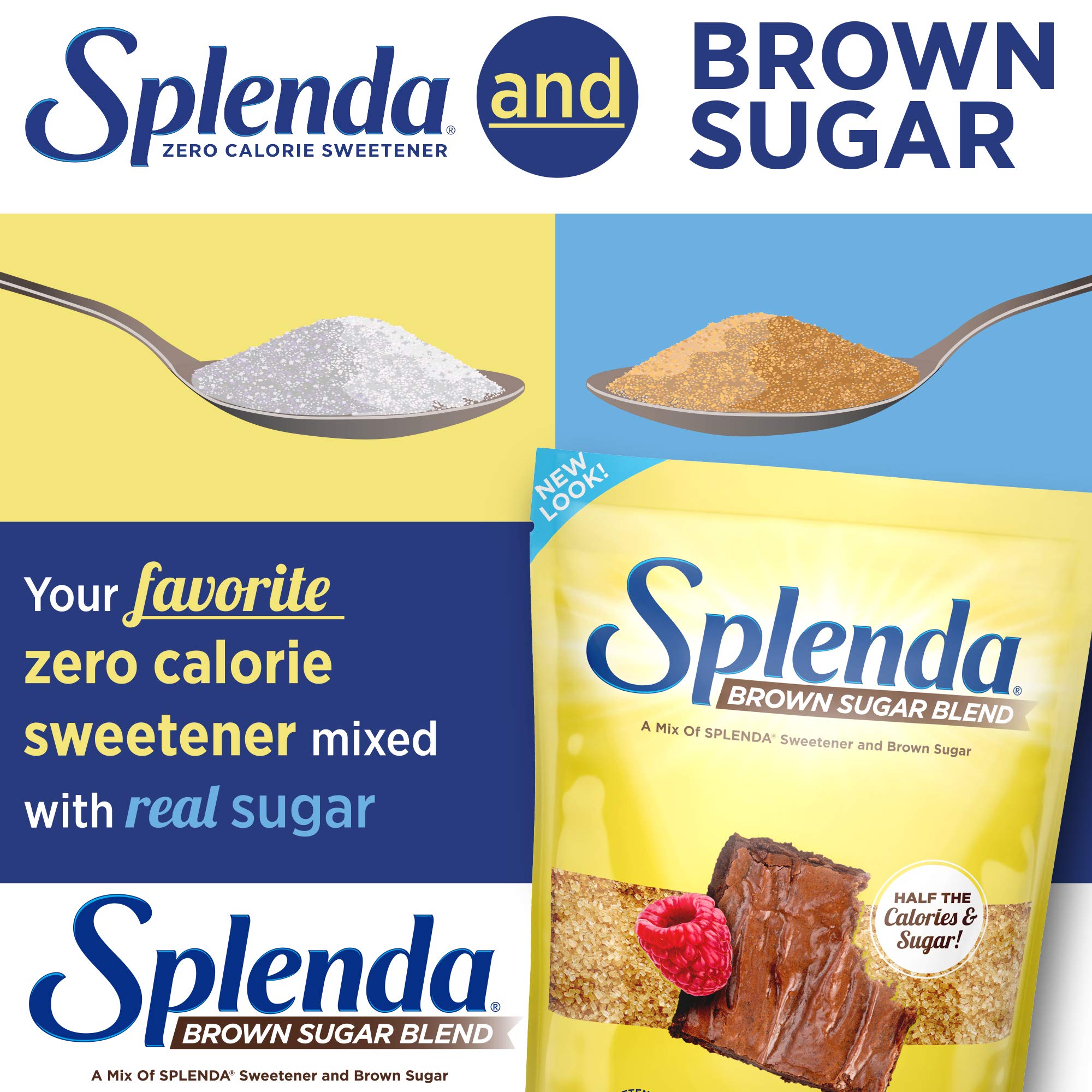 SPLENDA for Baking, 1 Pound Bag Brown Sugar Blend 16 Ounce