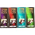German Dark Chocolate Bundle of 4 Varieties. Moser Roth 85% Cocoa, 70% Cocoa, Dark Sea Salt and Dark Mint. Low Sugar Gourmet Candy Bars. Good for the