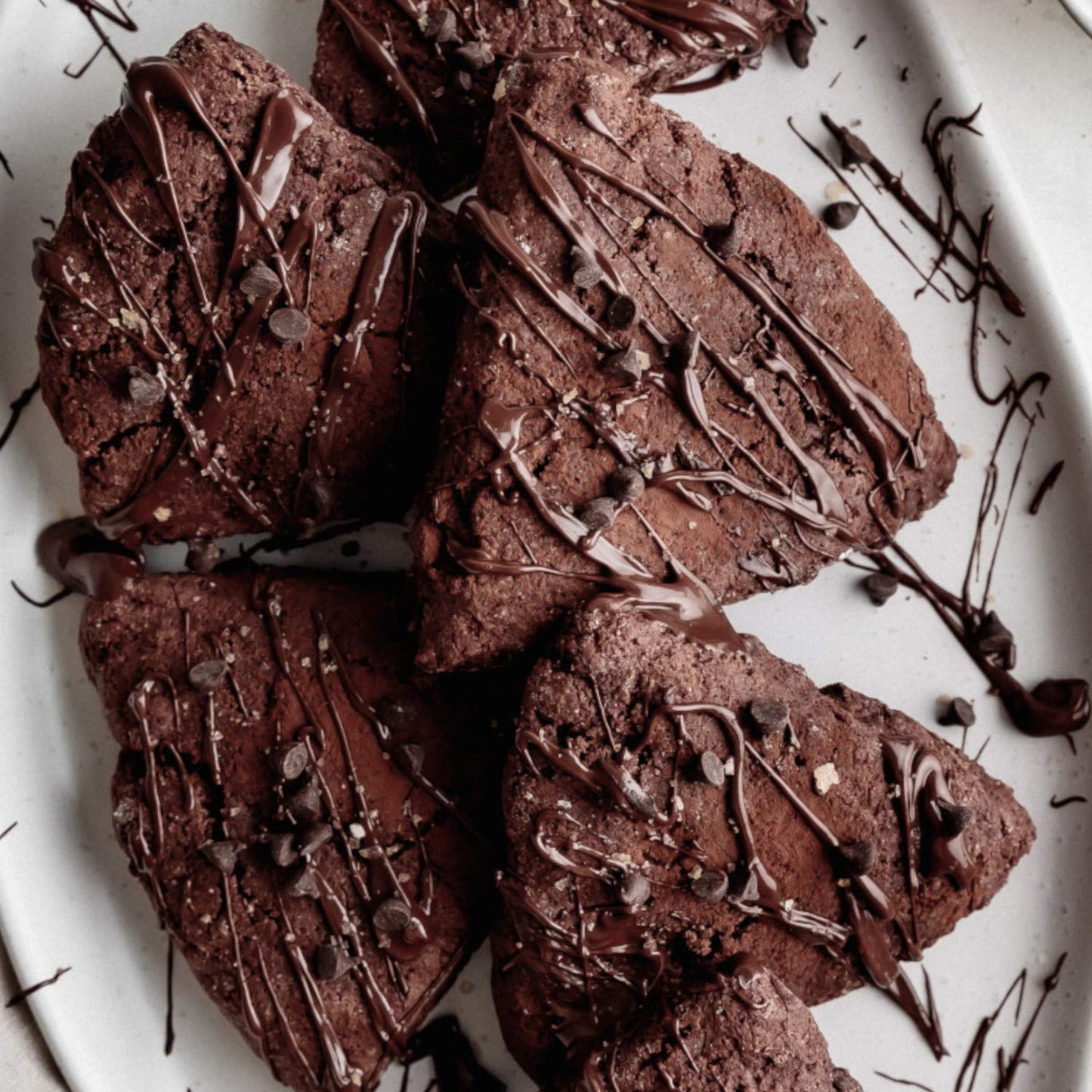 Sticky Fingers Bakeries, English Scone Mix, Dark Chocolate, Just Add Water, Mix, and Bake. Makes 12 Scones (Pack of 1)