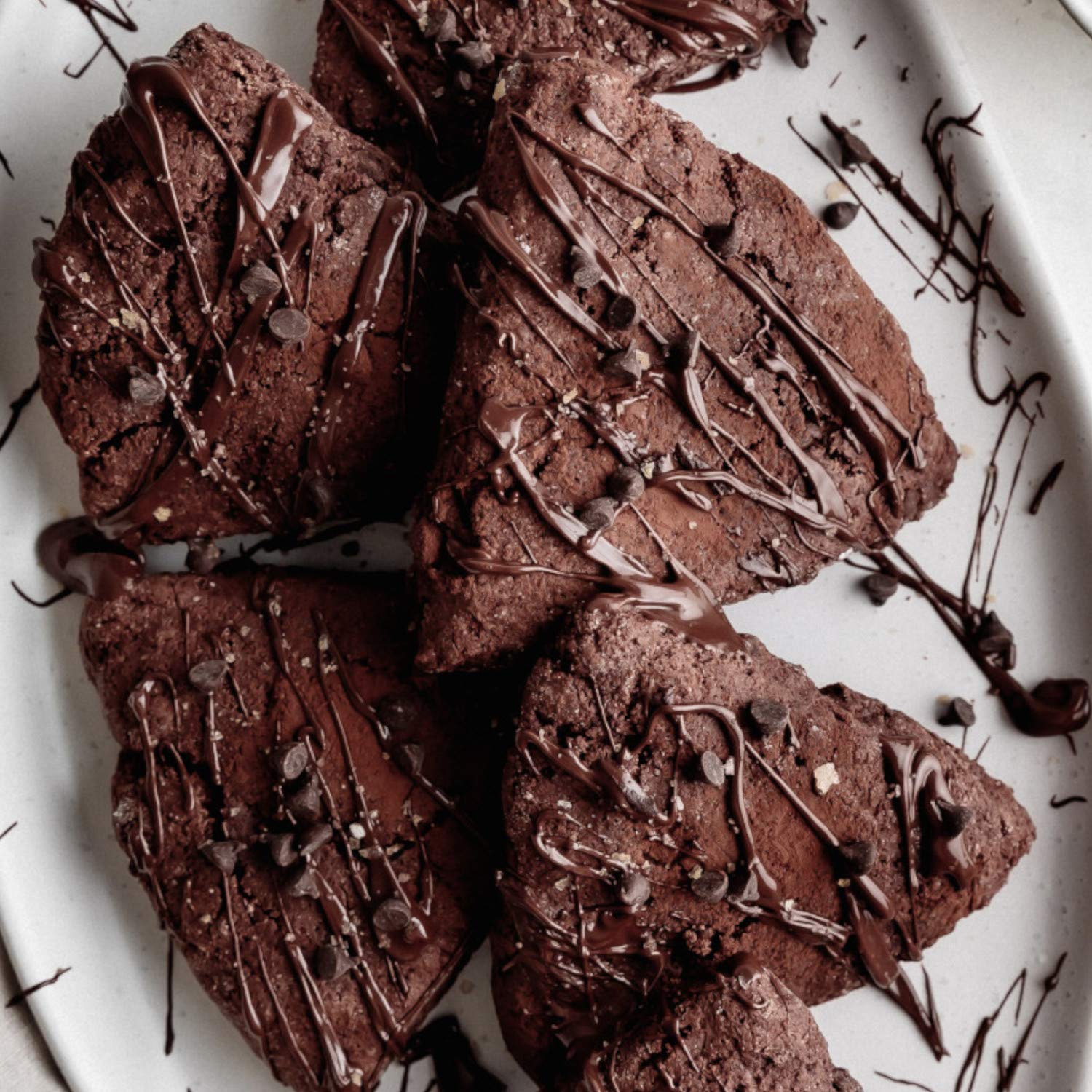 Sticky Fingers Bakeries, English Scone Mix, Dark Chocolate, Just Add Water, Mix, and Bake. Makes 12 Scones (Pack of 1)