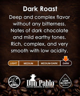 Cafe Don Pablo Gourmet Coffee Classic Italian Espresso Medium Dark Roast Whole Bean Coffee 2 LB
