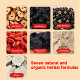 Ginseng Seven Treasure Herbal Tea, Organic Kidney Detox & Cleanse Blend for Women & Men, 7 Natural Ingredients Herbal Formula, 40 Bags, 1 Pack