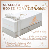 Fames Chocolates Butter Blend Log - Gourmet Dessert Chocolate Log - Kosher, Dairy Free Treats - Comes with a Gift Box, Great Sukkot Gift.