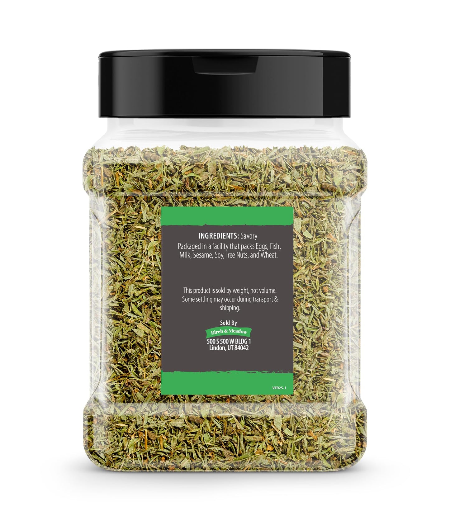 Birch & Meadow Savory, Cut & Sifted, Aromatic Herb (2.9 Ounce)