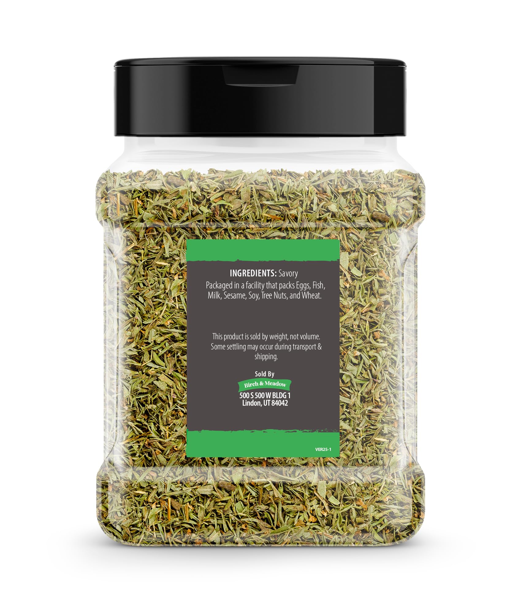 Birch & Meadow Savory, Cut & Sifted, Aromatic Herb (2.9 Ounce)