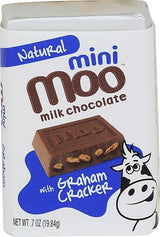 Moo Chocolate Mini Milk Chocolate Graham Cracker Bar, 0.7 OZ