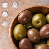 Premium Mixed Olives from Israel - 19 oz Canned Olives for Salads, Pizzas, Appetizers & Mediterranean Dishes, No Preservatives