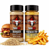 Burger & French Fry Seasoning Pack | No Artificial Flavors, No MSG added | Gourmet Seasoning for Hamburgers and Fries | Runnin' Wild Foods, 13.2