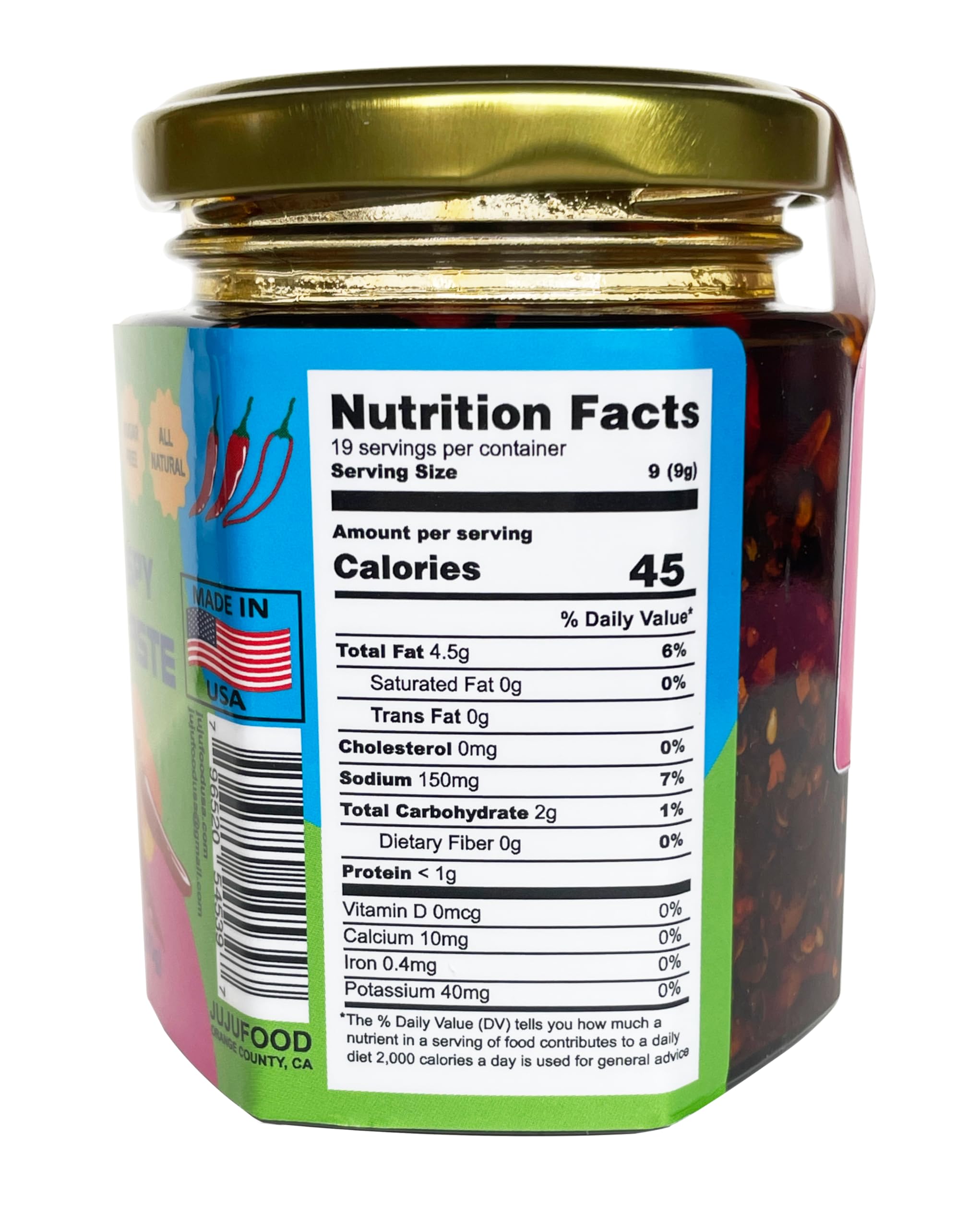 Chili Crispy Lentil Paste-gourmets and chili lovers must, spicy and tasty, vegetarian and gluten free, made in USA with unique fusion of American