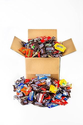 Bomber 8.0lb Candy Bulk Candy Box (Funsize Treats). Individually Wrapped. Office Gift. (8.0lb Easter Fun Size)