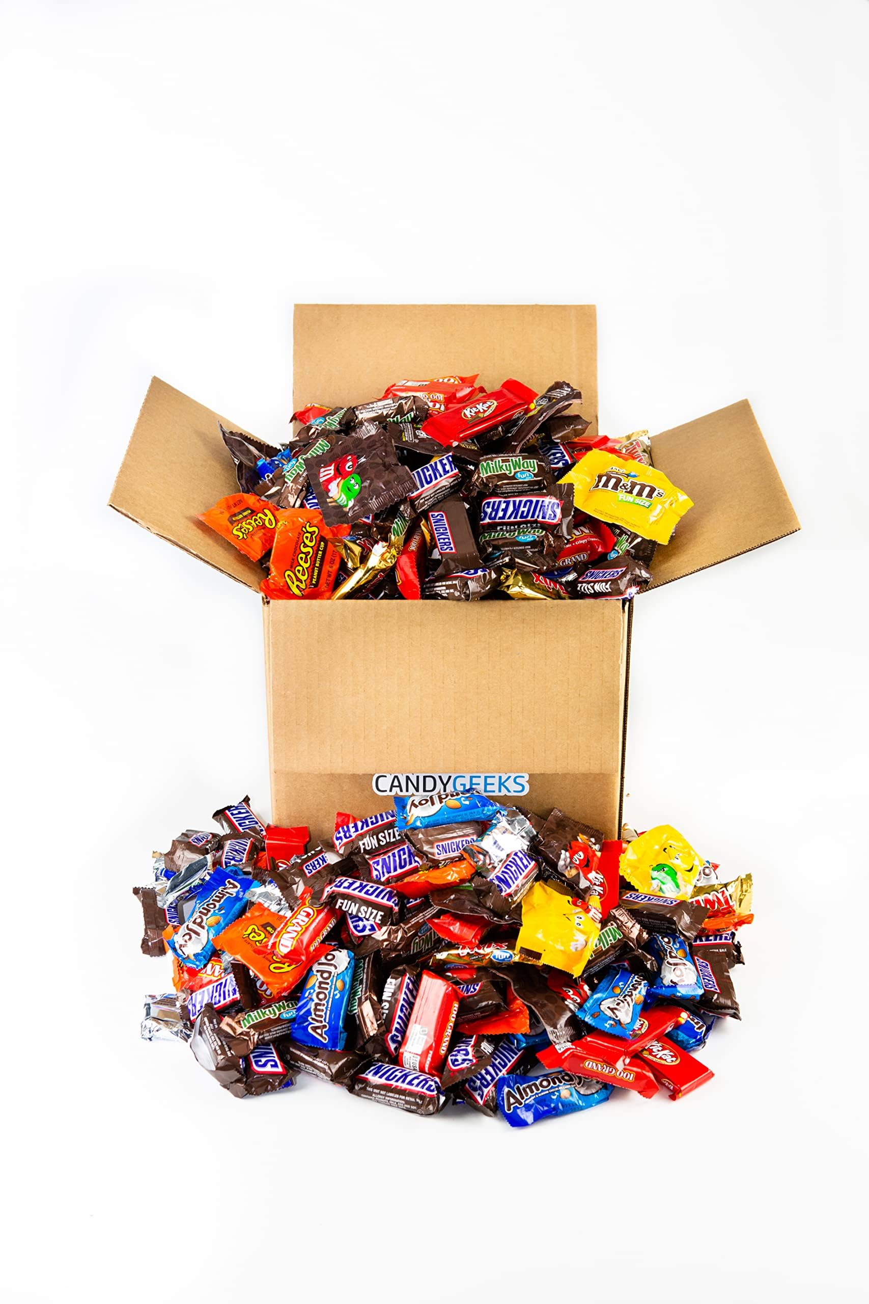 Bomber 8.0lb Candy Bulk Candy Box (Funsize Treats). Individually Wrapped. Office Gift. (8.0lb Easter Fun Size)