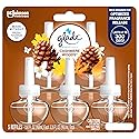 Glade PlugIns Refills Air Freshener, Scented and Essential Oils for Home and Bathroom, Cashmere Woods, 3.35 Fl Oz, 5 Count