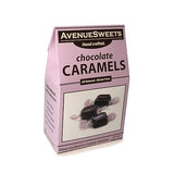 AvenueSweets - Handcrafted Individually Wrapped Soft Caramels - 8 oz Box - Chocolate