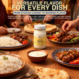 HOMA Afghan Style Qurut, Creamy Concentrated Whey Sauce, Traditional Protein-Rich Dairy Condiment, 16 Fl Oz
