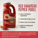 Louisiana Pepper Exchange Red Habanero Puree, 64oz