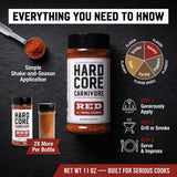 Hardcore Carnivore Red Bar-B-Q Rub Seasoning - 11 oz Shaker - Rib Rub and Brisket Rub - Burger Seasoning and Steak Rub - Meat Rub for Bbq Rub