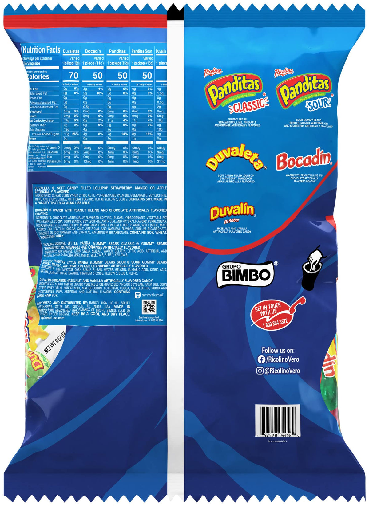 RICOLINO Ricofiesta Candy Bag of 52.9 ounces