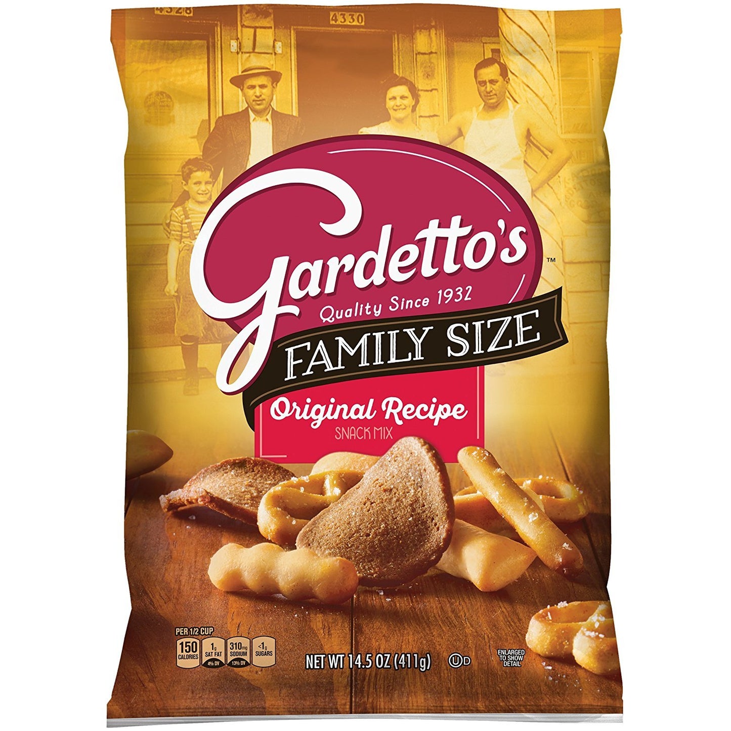 Gardetto's Snack Mix, Original Recipe, Family Size, 14.5 oz
