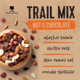 Natural Cravings Trail Mix Snack Packs - Individual 3.5 oz Bags - Nuts & Chocolate Dried Fruit Mix & Nuts Mix with Peanuts, Dried Cranberries