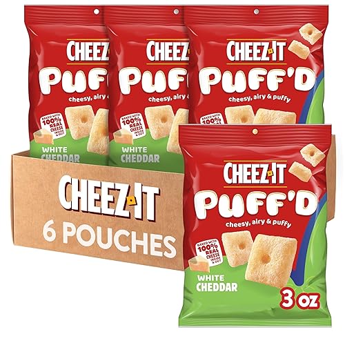 Cheez-It Puff'd White Cheddar, 3 Ounce Each, 6 Count