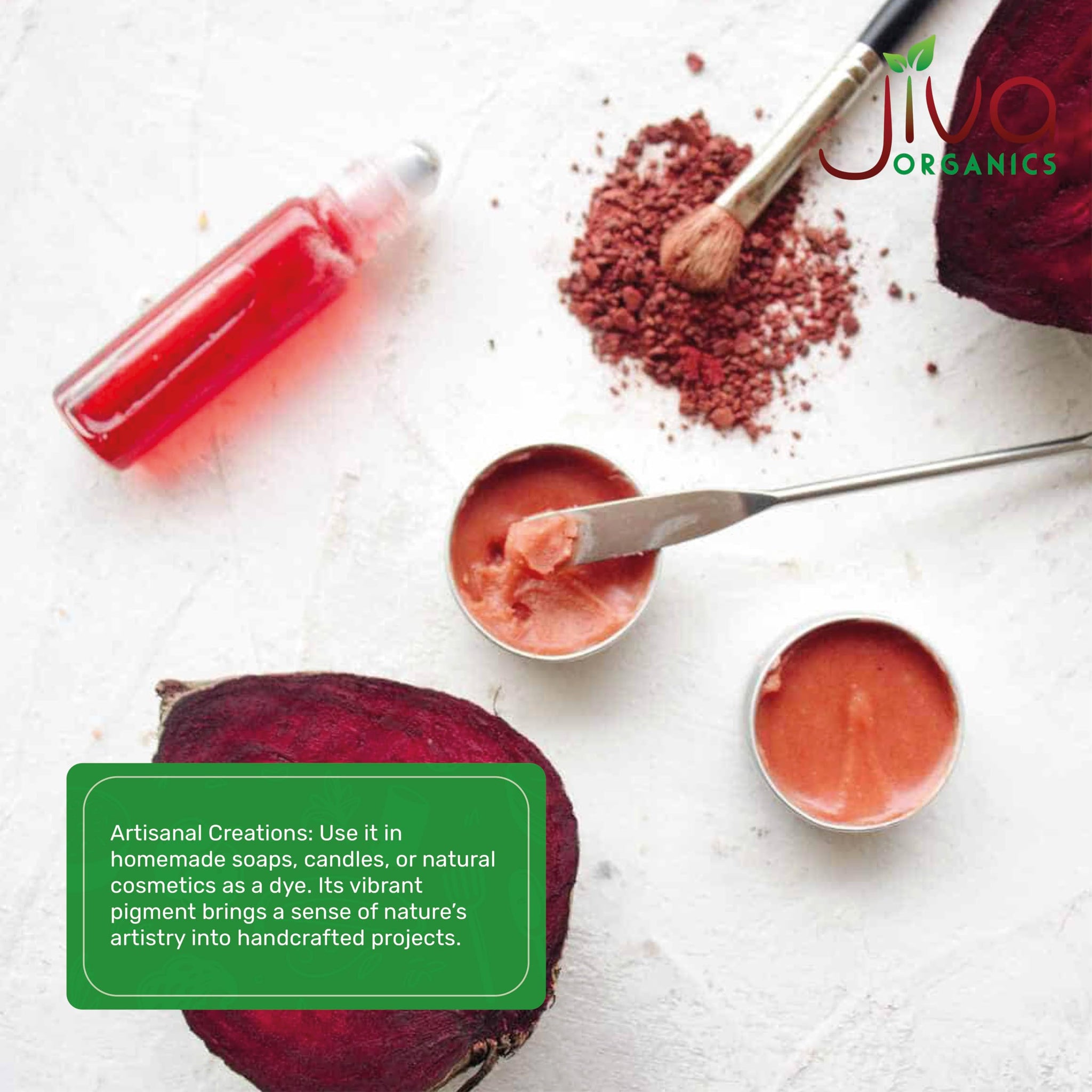 Jiva Organics Beet Root Powder 7 Oz Bag - for Baking & Smoothies - Pure & Natural, Non-GMO, Vegan