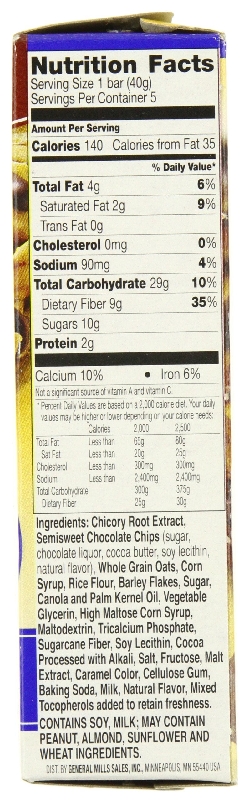 Fiber One Chewy Bars, Oats and Chocolate, 7 Ounce (Pack of 12)