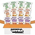 LEVELS 4D Sweet Cinnamon Churro Chips, Nacho Cheese & Chili Lime (12-Pack) by Brent Rivera - Gluten-Free, Non-GMO, Crispy Avocado Oil Chips - Corn