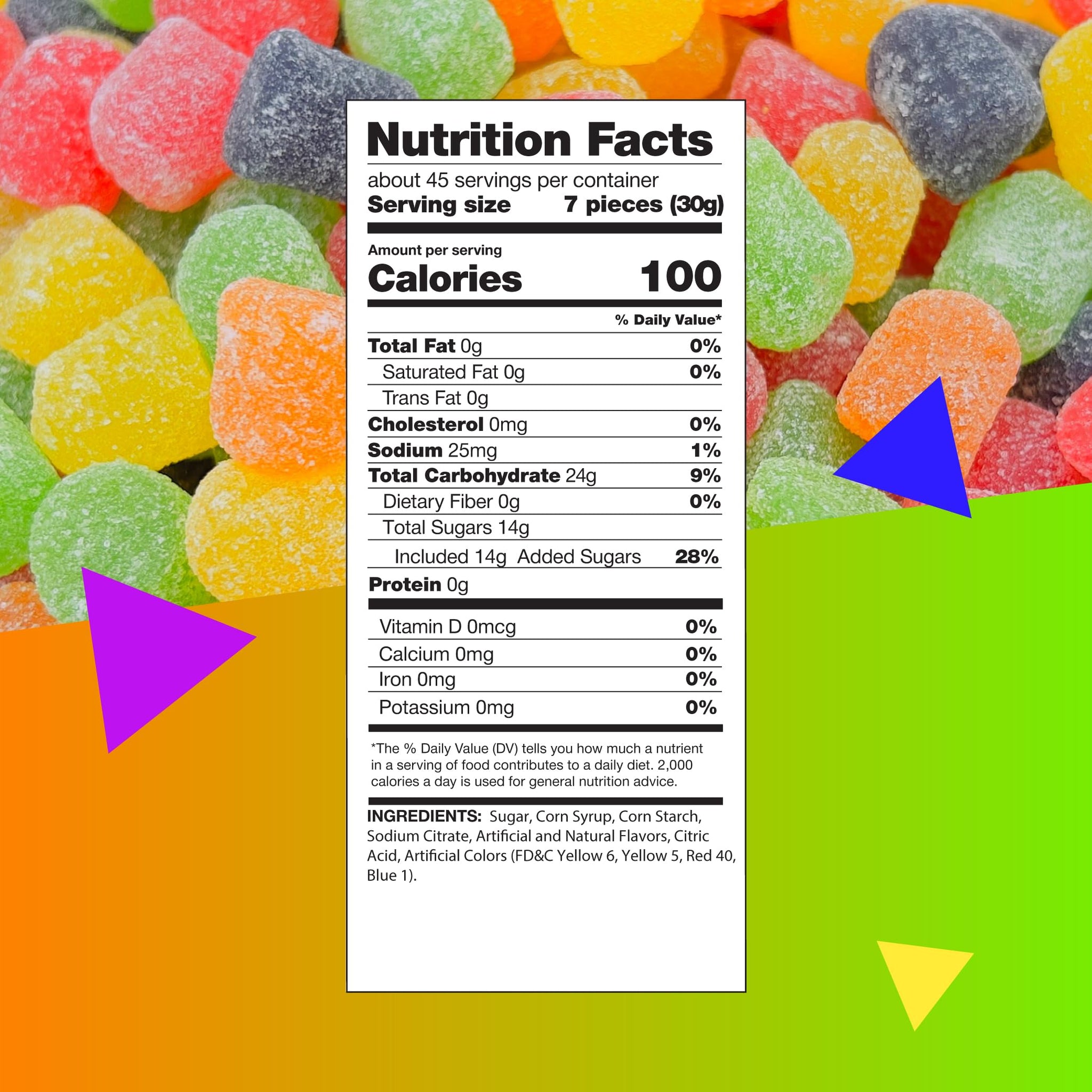 Gum Drops Jelly Candy | 3 Pound Bag | Assorted Fruit Flavors Gumdrops | Nostalgic Candy | Strawberry, Orange, Grape, Lime, Pineapple | Old Fashioned
