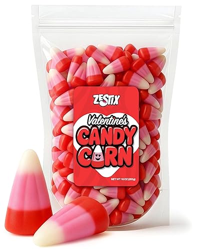 Valentine’s Day Candy Corn - 10 oz Pink, Red & White Seasonal Candy for Valentine’s Treat Bags, Candy Bowls, Party Tables, Party Favors & Gifting