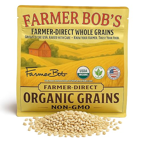Organic Dehulled Barley 2lb Bag