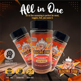 Blazing Star Sugar Free All In One Seasoning - Everyday Cooking Spice Blend - Bold Flavor for BBQ, Grilling, Vegetables, Chicken, Pork, and Beef