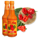 D'ELidas Habanero Hot Sauce, Natural Habanero Pepper Hot Sauce, Chombo Picante Sauce #1 in Panama, Non-GMO, Keto Friendly Food Habanero Sauce, 10 Fl