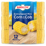 Birds Eye Mini Sweet Corn On Cob Frozen Vegetable, 12 CT