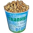 Signature Popcorn, 1-Gallon Thank You Gift Bucket, Caramel Popcorn, Reusable Plastic Container, Gourmet Snack, Gluten-Free, Holiday Popcorn Gift