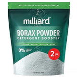 Milliard Borax Powder - Pure Multipurpose Cleaning Agent, Laundry Detergent Booster (2 lb)