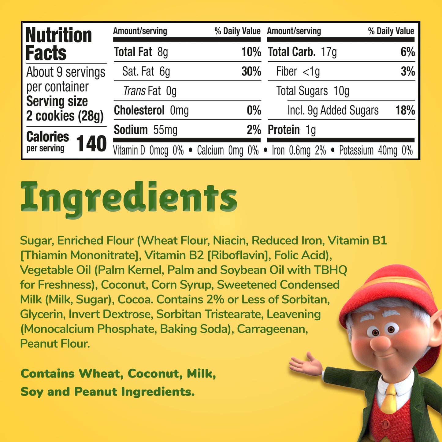 Keebler Fudge Cookies, Coconut Dreams, 8.5oz