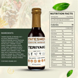 Statesmen Teriyaki 5oz - Gluten-Free, Vegan, Lactose-Free Japanese-Style Marinade for Chicken, Shrimp, Beef & Vegetables