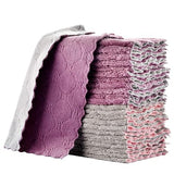 lSmall Reusable Cleaning Cloths, 6 x 10 inch, Super Absorbent Multipurpose Dish Cloths, for Furniture Rags, Kitchen Cloths, Tableware Quick-Drying