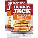 Hungry Jack Complete Buttermilk Pancake & Waffle Mix, 32 oz (Pack of 2) with By The Cup Spatula Knife