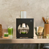 Matcha Maker Starter Kit/Sumi Black - an innovative at-home Matcha Machine that produces freshly ground matcha from organic Japanese tea leaves