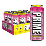 PRIME Energy STRAWBERRY LEMONADE, Sugar Free Energy Drink, 200mg Caffeine and 355mg of Electrolytes for Hydration, Low Calorie, Vegan, Gluten Free,16