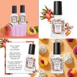 Poo-Pourri Before-You-Go Toilet Spray Peaches and Cream 2 Ounce Peach, Jasmine & Vanilla Pack of 2