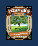 Pecan Shop Sprouted Raw Organic California Almonds 2 lbs - Light Sea Salt Family Recipe Crispy