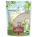 Food to Live Organic Whole Wheat Bread Flour, 4 Pounds Whole Grain, Stone Ground, Unbleached, Non-GMO, Kosher, Unbromated, Raw, Vegan, Bulk, Product