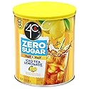 4C Zero Sugar Powdered Drink Mix Cannisters, Zero Sugar Half & Half 1 Pack, 22 Quarts, Family Sized Cannister, Low Calorie, Thirst Quenching Flavors