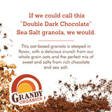 Grandy Organics 10lb Bulk Dark Chocolate Sea Salt Granola - Certified Organic & Gluten Free Granola - 6g Protein - Non GMO & Vegan - Chocolate, Seeds